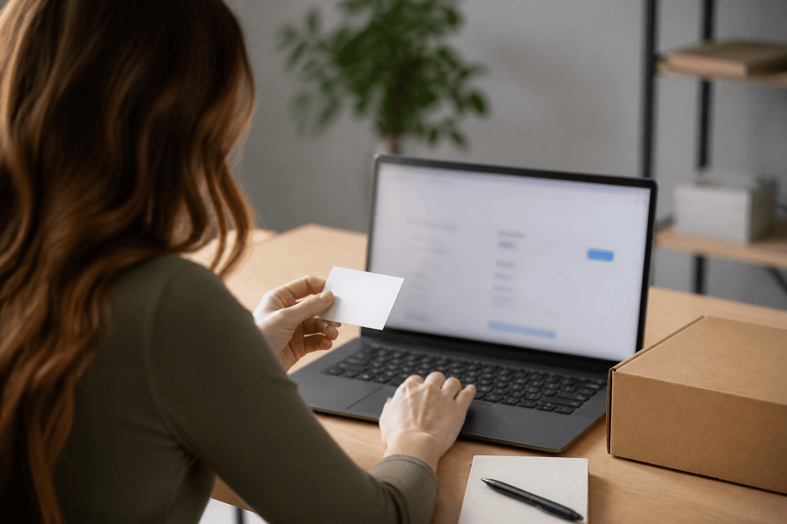 Creating an ADT account on a laptop