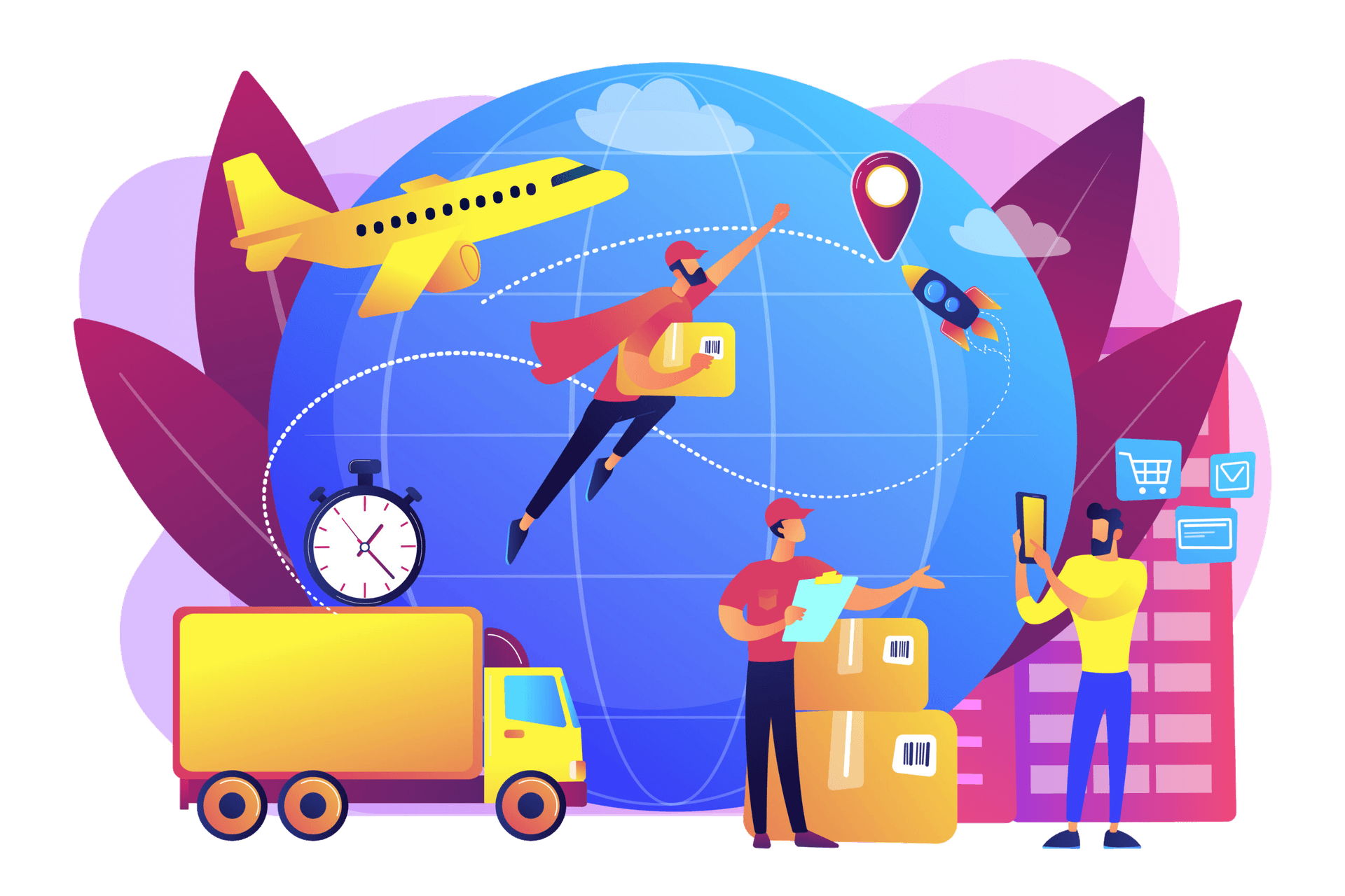 Shipping Illustration